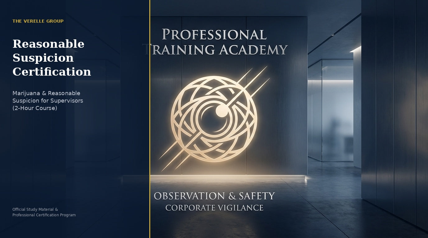 DOT Supervisor Reasonable Suspicion Training (FMCSA 2‑Hour Mandatory Course)